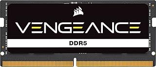 CORSAIR Vengeance SODIMM DDR5 RAM 16GB (1x16GB) 5600MHz CL48 Intel XMP iCUE Uyumlu Bilgisayar Belleği - Siyah (CMSX16GX5M1A5600C48)
