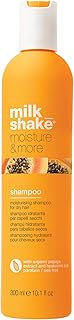milk_shake Moisture & More Shampoo - Nemlendirici şampuan kuru, donuk saçlar için | Nem ve parlaklık geri yükler | 10.1 Fl Oz/Tropikal Koku