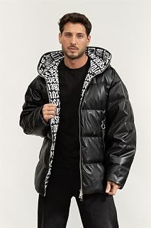 VERSACE JEANS COUTURE Erkek Mont Siyah, 48, Erkek Mont, BLACK, mens, 77GAU421CND04