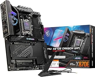 MSI MPG X870E CARBON WIFI AM5 DDR5 8400MHZ(OC) USB4 4x M.2 HDMI 5G LAN 2.5G LAN WIFI 7 RGB ATX