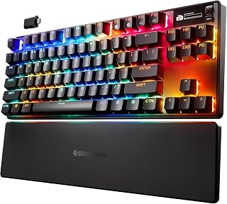 SteelSeries Apex Pro TKL Wireless Gen 3 OmniPoint 3.0 HiperManyetik Switch RGB Mekanik Kablosuz Oyuncu Klavyesi (UK)