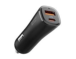 Spigen 48W USB-C 2 Port Araç içi Hızlı Şarj Aleti PPS Desteği Akım Korumalı Güç Adaptörü Çakmaklık iPhone & Android & iPad Type-C PD 3.0 30W + QC 3.0 18W – ACP08447 (Spigen TR Garantili) — %58 İndirim | Amazon TR Fırsatı