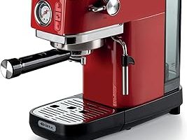 Ariete Moderna Espresso Slim Kahve Makinesi Kırmızı 1381/13 – Metal Espresso Kahve Makinesi, Öğütülmüş Kahve ve ESE Pod Kahve ile Uyumlu, 1300 Watt, 1,1 Litre Su Tankı, Maxi Cappuccino Cihazı — %28 İndirim | Amazon TR Fırsatı
