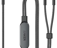 Anker USB C – USB C Kablosu, 140W Maksimum 2’si 1 Arada USB C Kablosu 1.2m, USB 2.0, Örgülü Tasarım, Siyah – A8895 — %22 İndirim | Amazon TR Fırsatı