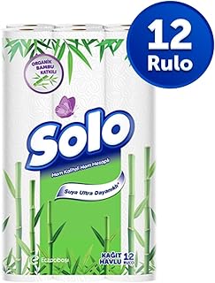 SOLO Bambu Katkılı Kağıt Havlu 12’li — %23 İndirim | Amazon TR Fırsatı