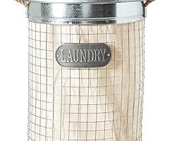 RIVER KAPAKLI METAL ÇAMAŞIR SEPETİ 37X57 CM — %40 İndirim | Amazon TR Fırsatı