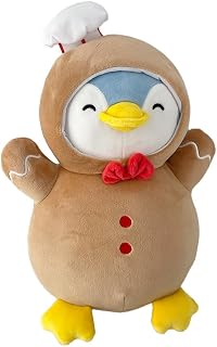 Miniso Lisanslı Mini Family Peluş Oyuncak – Gingerbread Mavi Penguen Koleksiyon