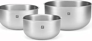 ZWILLING Hazırlama kasesi seti, 3 parça, 18/10 paslanmaz çelik, salata kasesi, karıştırma kasesi, çap: 17, 21 ve 25 cm — %20 İndirim | Amazon TR Fırsatı