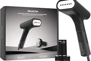 SteamOne Bundle DTC75B RP10 Buharlı Dikey Ütü ve Tüy Toplayıcı, Siyah — %25 İndirim | Amazon TR Fırsatı