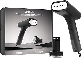 SteamOne Bundle DTC75B RP10 Buharlı Dikey Ütü ve Tüy Toplayıcı, Siyah