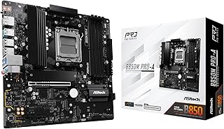ASRock B850M Pro-A mATX Anakart, AMD AM5 Ryzen 9000 & 8000, DDR5, 3x M.2 SSD, 4k 120Hz, AMD Expo