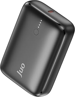 Juo 10000mAh 22.5W USB-A + USB-C Powerbank Taşınabilir Hızlı Şarj Cihazı Siyah