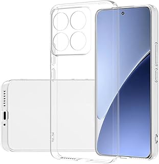 Zore Xiaomi için uyumlu Mi 14 Kılıf Zore Süper Silikon Kapak Şeffaf