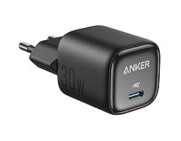 Anker Zolo 30W Kompakt, USB-C GaN Şarj Cihazı, Siyah – A2698 — %20 İndirim | Amazon TR Fırsatı