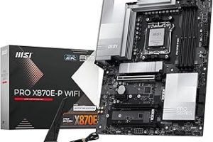 MSI PRO X870E-P WIFI AM5 DDR5 8200MHZ(OC) 3X M.2 USB4 GBPS HDMI 5G LAN WIFI 7 RGB ATX — %21 İndirim | Amazon TR Fırsatı
