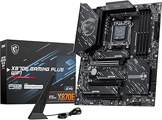 MSI X870E GAMING PLUS WIFI AM5 DDR5 8200MHZ(OC) 3X M.2 USB 40GBPS HDMI DP 5G LAN WIFI 7 RGB ATX
