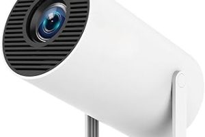 【Dahili Uygulamalar】Elektrikli Odaklı ve Otomatik Anahtar Taşlı Android Akıllı Projektör, WiFi ve Bluetooth’lu Yerel 1080P Film Projektörü, Telefon/Dizüstü Bilgisayar/HDMI/USB için 270° Dönebilen — %20 İndirim | Amazon TR Fırsatı