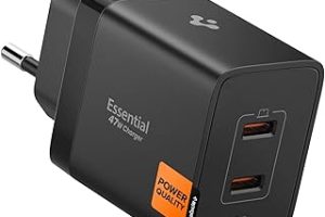Spigen 47W USB-C 2 Port Mini Hızlı Şarj Aleti PPS 2.0 Desteği/Isı Düşürücü GaN Pro Akım Korumalı Güç Adaptörü iPhone & Android & iPad & MacBook Type-C Black – ACH09457 — %48 İndirim | Amazon TR Fırsatı