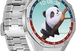 Sunix Amoled Ekran 48mm Metal ve Silikon Kordonlu Akıllı Saat Gri WT6 Pro — %26 İndirim | Amazon TR Fırsatı