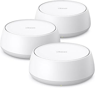 TP-Link Deco BE22 (3-Pack) | Wi-Fi 7 Mesh Sistemi | BE3600 Mbps | Fiber Uyumlu | Çift Bant | AI-Roaming | 2 Adet Gigabit Port | 200 Cihaz | WPA3 | VPN | Mobil Uygulama ile Kolay Kurulum