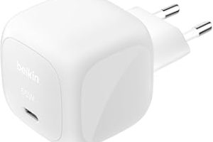 Belkin USB-C Duvar Şarj Cihazı, 65W, Hızlı Şarj Bloku, Tip C Telefon Şarj Cihazı, Apple iPhone 16/15/14/13, Galaxy S25, Google Pixel 9, MacBook, iPad, AirPods, Chromebook ve Daha Fazlası – Beyaz — %23 İndirim | Amazon TR Fırsatı