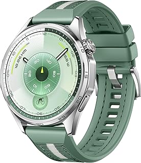 HUAWEI WATCH GT 6 Akıllı Saat, 1.47'' Ekran, 21 güne varan pil ömrü, 100+ Spor Modu, GPS’li Akıllı Saat, Bisiklet Özelliği, iOS & Android Uyumlu, Sağlık Takibi, 46 mm, Yeşil