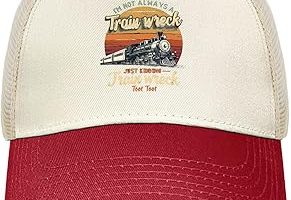 I’m Not Always a Train Wreck Kamyoncu Şapkası Kadın Moda Örgü Şapka Yaz için — %20 İndirim | Amazon TR Fırsatı