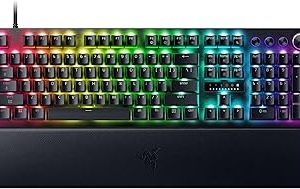 Razer Huntsman V3 Pro 8KHz – Tam Boyut PC mekanik oyun klavyesi – 8KHz HyperPolling – Analog Optik Anahtarlar – 0,1-4,0mm – Snap Tap – Rapid Trigger – QWERTY ABD Düzeni | Siyah — %26 İndirim | Amazon TR Fırsatı