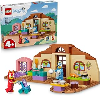 LEGO Bluey Rusty ve Bluey ile Okul 11221-4 Yaş ve Üzeri Kız ve Erkek Çocuklar için Rol Yapma Aksesuarları İçeren Yaratıcı Oyuncak Yapım Seti, Çocuklar için Doğum Günü Hediyesi Fikri (106 Parça)