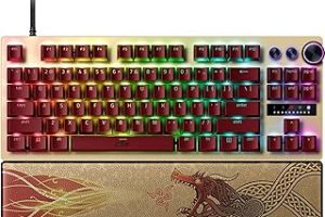 Razer Huntsman V3 Pro Tenkeyless Counter-Strike 2 Dragon Lore – Analogue optical TKL e-sports PC keyboard without numeric keypad – Snap Tap – Rapid Trigger – QWERTY US layout | Dragon Lore — %27 İndirim | Amazon TR Fırsatı