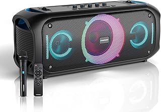 Blaupunkt PL700 Mikrofonlu Uzaktan Kumandalı Kablosuz Bluetooth Speaker Hoparlör Siyah