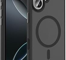 Zore Apple ile uyumlu iPhone 17 Kılıf Mat Arka Yüzey Wireless Şarj Özellikli Zore Flet M-safe Kapak Siyah — %33 İndirim | Amazon TR Fırsatı