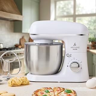 Aryıldız Power Chef Stand Mikser Güçlü Motor Krem Renk Mutfak Robotu — %21 İndirim | Amazon TR Fırsatı