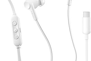 Belkin SoundForm ANC Kulaklık, USB-C Bağlantılı, Mikrofonlu Kulakiçi Kulaklıklar, iPhone 17, iPhone 16, iPad Mini, Galaxy S25, Google Pixel 10, Android ve Daha Fazlası için, Beyaz — %26 İndirim | Amazon TR Fırsatı