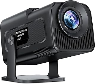 4K Projeksiyon Cihazı HY320, 1080P Full HD Görüntü Kalitesi, WiFi 6 Bluetooth 5 Bağlantı, Dahili Hoparlör, Otomatik Keystone, Uzaktan Kumanda, 30″-150″ Geniş Görüntü, Ev Ofis ve Bahçe İçin Projektör — %23 İndirim | Amazon TR Fırsatı