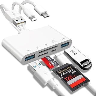 5'i 1 Arada Type-C Hub Adaptörü, 3 Farklı Bağlantı Girişi, 2 Adet USB, SD TF PD Reader Kart Okuyucu, Ultra Hızlı ve Güvenli Veri Aktarımı, Çok Portlu Çoklayıcı ve Çevirici Type-C HDMI Hub Adaptör