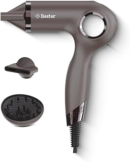 Bester HD8002 Profesyonel Saç Kurutma Makinesi, 1800 Watt BLDC Motor, Akıllı Isı Döngüsü, Negatif İyon Teknolojisi, Manyetik Başlık, 110.000 RPM