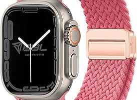 Babilden Apple Watch Series SE/11/10/9/8/7/6/5/4/3 ile Uyumlu Kumaş Kordon 46mm/45mm/44mm, Series 10 42mm/41mm/40mm/38mm — %22 İndirim | Amazon TR Fırsatı