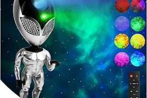 Uzaylı Galaksi Projektörü Gece Lambası, 8 Farklı Nebula Yansıtma Modlu Galaxy Projeksiyonu, Uzaktan Kumandalı, Ses Tekrar Edebilme, Çocuklar ve Yetişkinler İçin Yıldızlı Gökyüzü Projektörü — %25 İndirim | Amazon TR Fırsatı