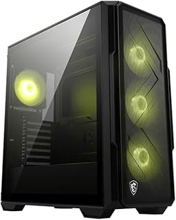 MSI MAG FORGE 340R AIRFLOW TEMPERLİ CAM 4X120MM ARGB FAN ATX GAMİNG BİLGİSAYAR KASASI
