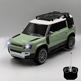 Giffy/Oyuncak Uzaktan Kumandalı Şarjlı Full Fonksiyon Defender Model 27 Mhz Gerçekçi Tasarım Drift Atan Jeeep Araç (Yeşil)