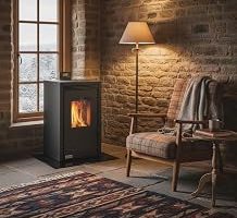 Rehome Teba DP-06 Üflemeli Pelet Sobası 8-10 kW — %33 İndirim | Amazon TR Fırsatı