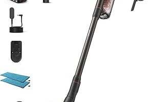 Philips Aqua Plus 8000 Serisi Kablosuz Dikey Süpürge, Süpürür Siler Temizlikte Süper, 360° Güçlü Emiş, Maksimum 80 dk, Saç Dolaşmasını Önleyici, Sert Zeminler ve Halılar İçin, LED Başlık (XC8153/10) — %24 İndirim | Amazon TR Fırsatı