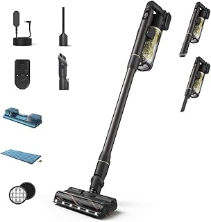 Philips SpeedPro Max Kablosuz Dikey Elektrikli Süpürge 7000 Serisi, 360° Güçlü Emiş, Maksimum 80 dk, Dolaşma Önleyici, Halılar ve Sert Zeminler İçin, 0 mm Kenar Temizleme, 2 LED Aparatı (XC7153/10)