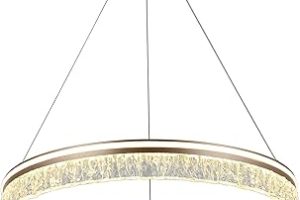 Lucea Nakida 60’lık Ledli Avize 68W 3000K-6000K — %29 İndirim | Amazon TR Fırsatı
