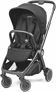 Peg Perego City Loop Çift Yönlü Tek Elle Katlanabilir Bebek Arabası True Black Siyah