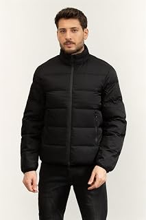 Emporio Armani Erkek Mont, Siyah, 54 Beden