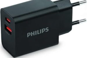 Philips DLP4325AB/12 1*USB C 20W-1*USB A 18W Siyah Şarj Adaptörü — %22 İndirim | Amazon TR Fırsatı