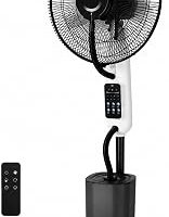 Buharlı Vantilatör, 80W Ultra Güçlü Motorlu Soğutucu Fan, 4 Litre Su Kapasiteli, Uzaktan Kumandalı 16 İnç Fanlı, Zamanlayıcılı Tekerlekli Ev Ofis İş Yeri Mutfak Bahçe Kullanımı İçin Vantilatör Fan — %36 İndirim | Amazon TR Fırsatı