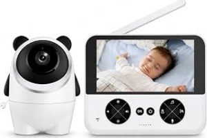 Bebek Güvenlik Kamerası, 2.4 GHz WiFi Canlı İzlemeli Monitörlü Bebek İzleme Kamerası, Tam Renkli Gece Görüşlü Ses Algılamalı Ninni Sıcaklık Göstergeli Akıllı Ev Bebek Odası Güvenlik Kamerası — %30 İndirim | Amazon TR Fırsatı